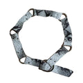 Scale Embossed Leather Belt Silver Rings Riveted, handmade in Seattle by Angela Ehrig