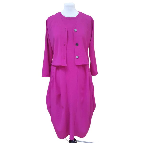 Pink London dress with jacket