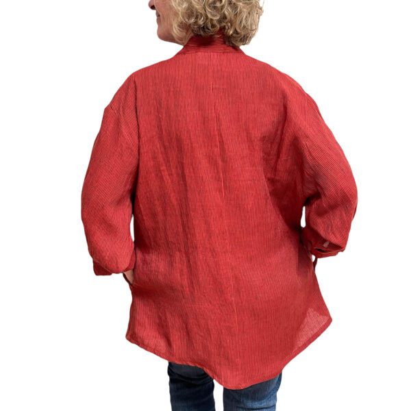 Brick linen jacket